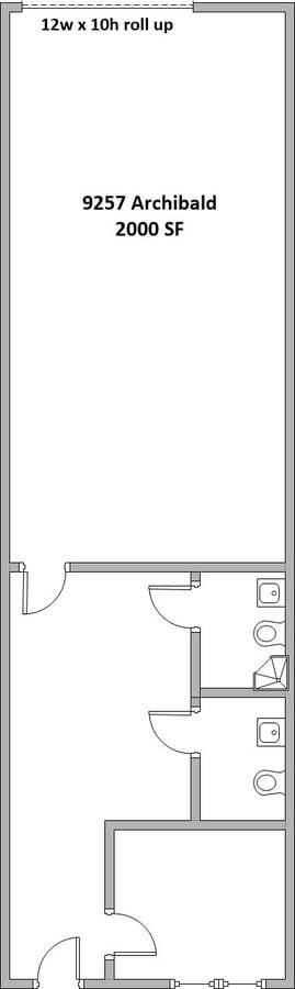 9249-9272 Archibald Ave, Rancho Cucamonga, CA 91730 - Lot 9257 -  - Plan d’étage - Image 1 of 2