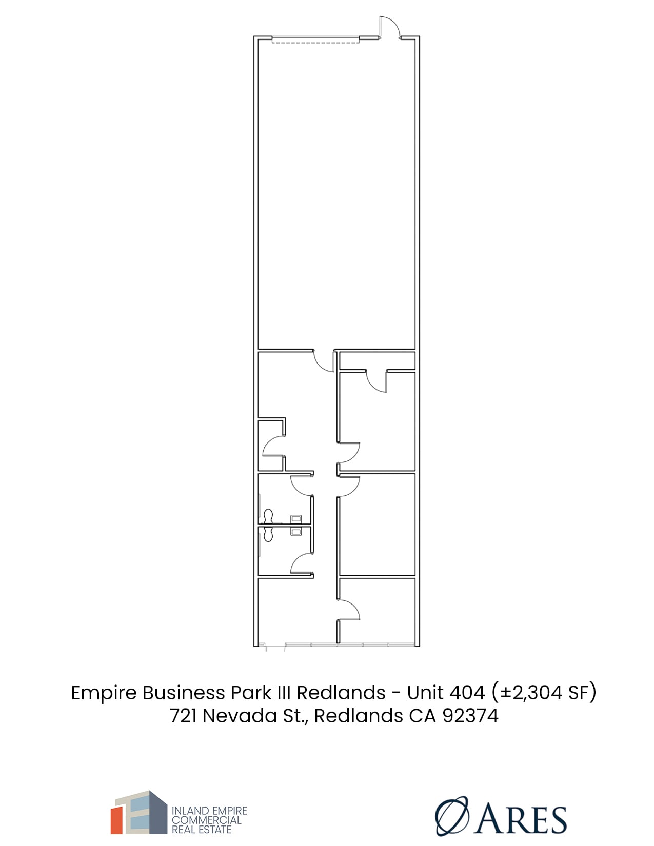 721 Nevada St, Redlands, CA à louer Plan d’étage– Image 1 sur 2