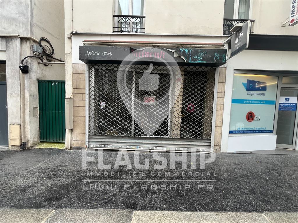 Local commercial dans Paris à vendre Photo de l’immeuble– Image 1 sur 7