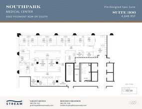 6060 Piedmont Row Dr S, Charlotte, NC à louer Plan d’étage– Image 2 sur 2