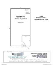 8030-8040 Remmet Ave, Canoga Park, CA à louer Plan d’étage– Image 1 sur 1