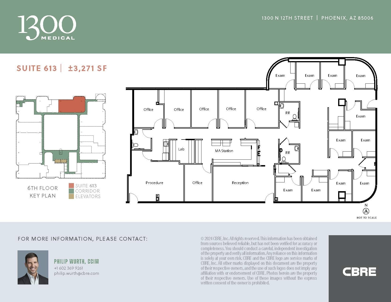 1300 N 12th St, Phoenix, AZ à louer Plan d’étage– Image 1 sur 1