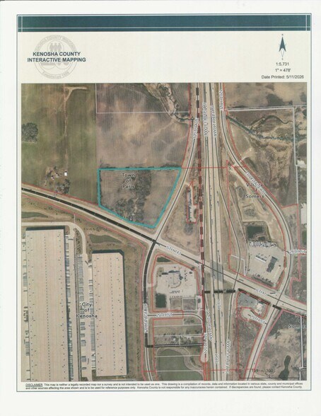 12214 Burlington Rd, Kenosha, WI à vendre - Plan cadastral – Image 3 sur 3