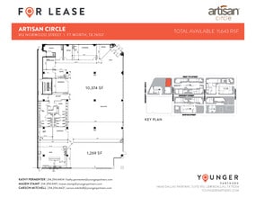 2973 W 7th St, Fort Worth, TX à louer Plan d’étage– Image 1 sur 1