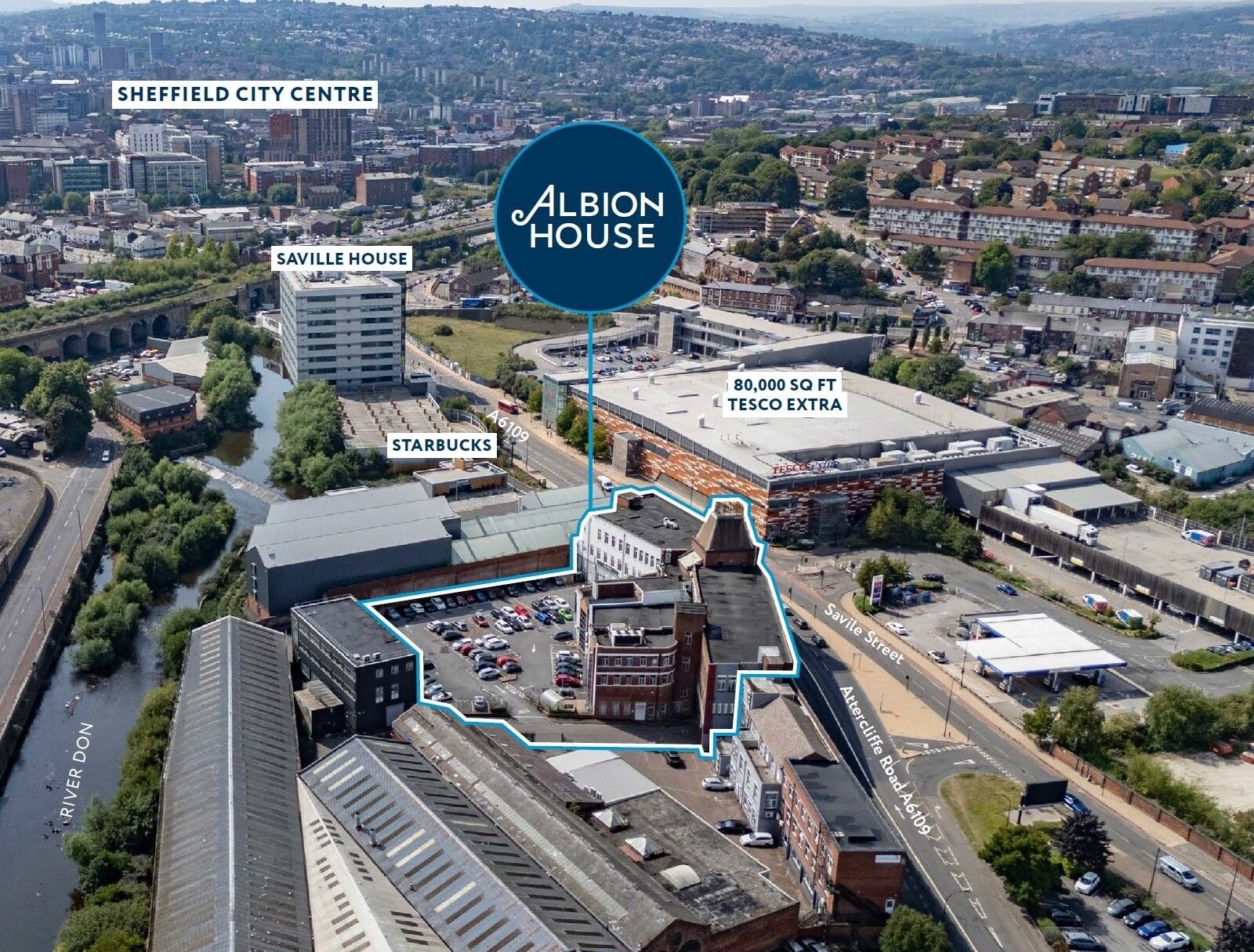 Savile St, Sheffield à vendre Aérien– Image 1 sur 4