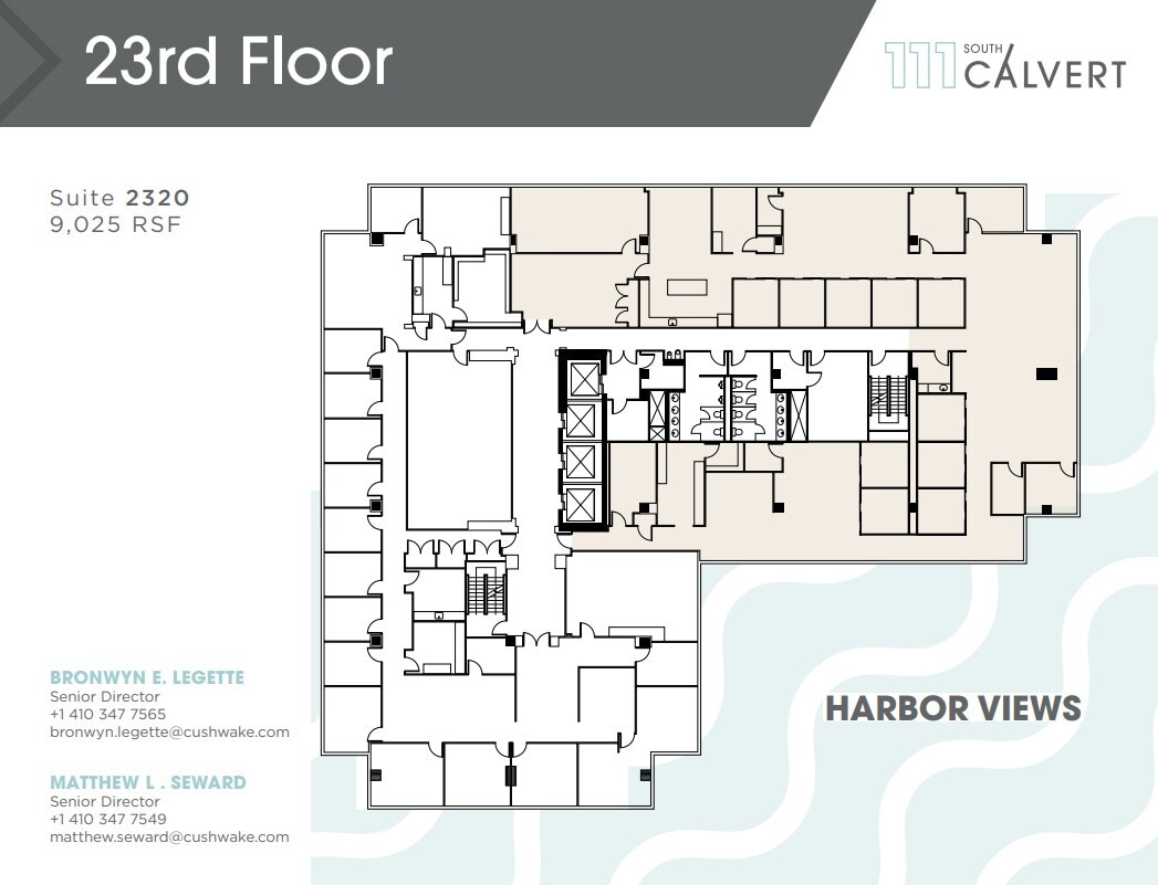 111 S Calvert St, Baltimore, MD à louer Plan d’étage– Image 1 sur 1