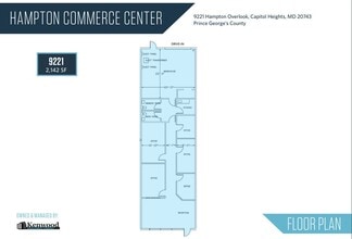 9201-9225 Hampton Overlook, Capitol Heights, MD à louer Plan d’étage– Image 1 sur 1