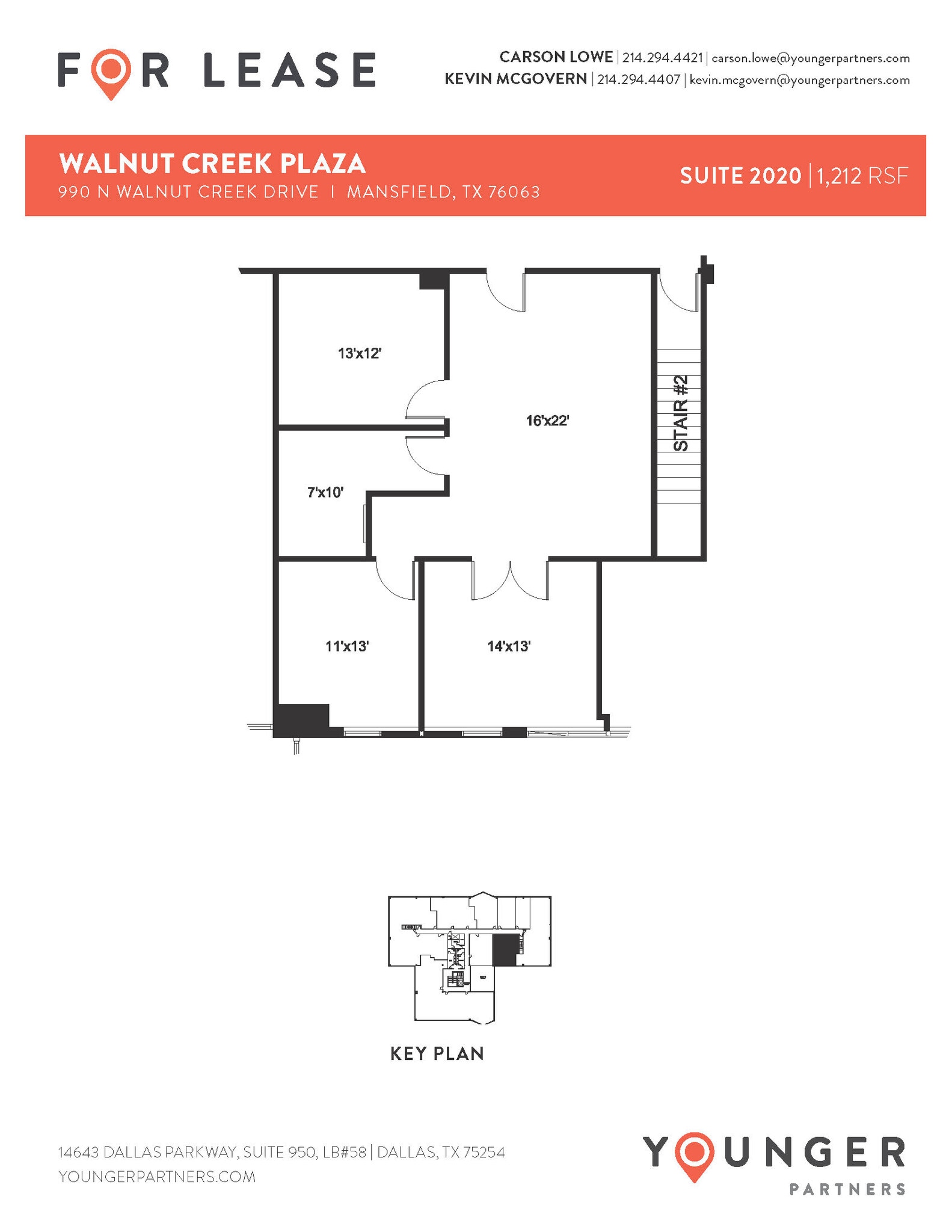 990 N Walnut Creek Dr, Mansfield, TX à louer Plan d’étage– Image 1 sur 1