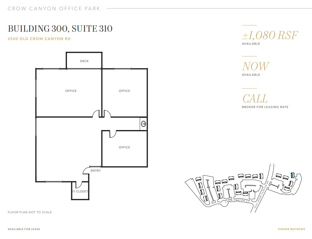 3 Crow Canyon Ct, San Ramon, CA à louer Plan d’étage– Image 1 sur 1