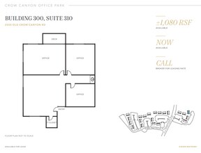 3 Crow Canyon Ct, San Ramon, CA à louer Plan d’étage– Image 1 sur 1