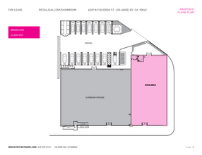 6029-6039 N Figueroa St, Los Angeles, CA à louer Plan d’étage– Image 1 sur 1