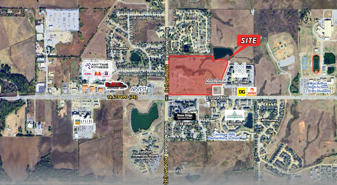 NEC of Flower Mound Rd & Gore Blvd, Lawton, OK à vendre Photo de l’immeuble– Image 1 sur 2