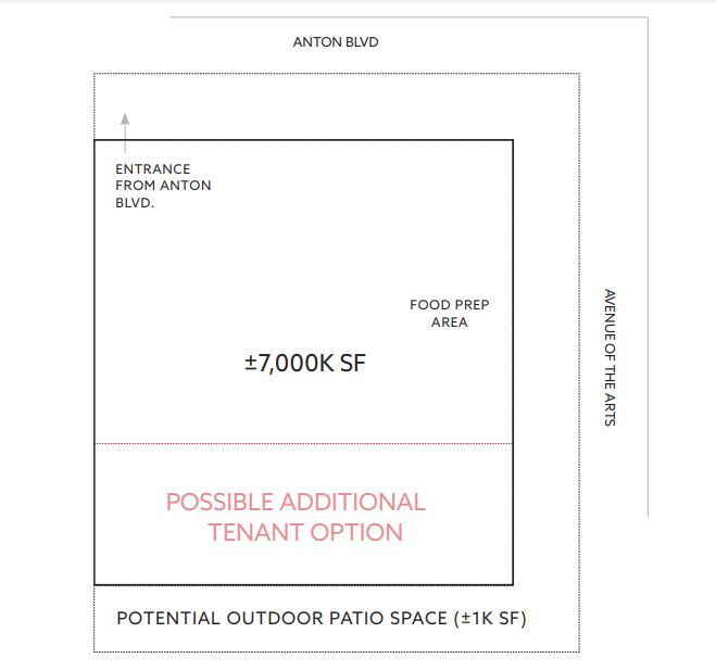 601 Anton Blvd, Costa Mesa, CA à louer Plan d’étage– Image 1 sur 1