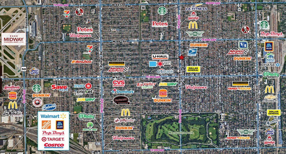 6075 Kedzie St, Chicago, IL à louer - Aérien – Image 2 sur 2