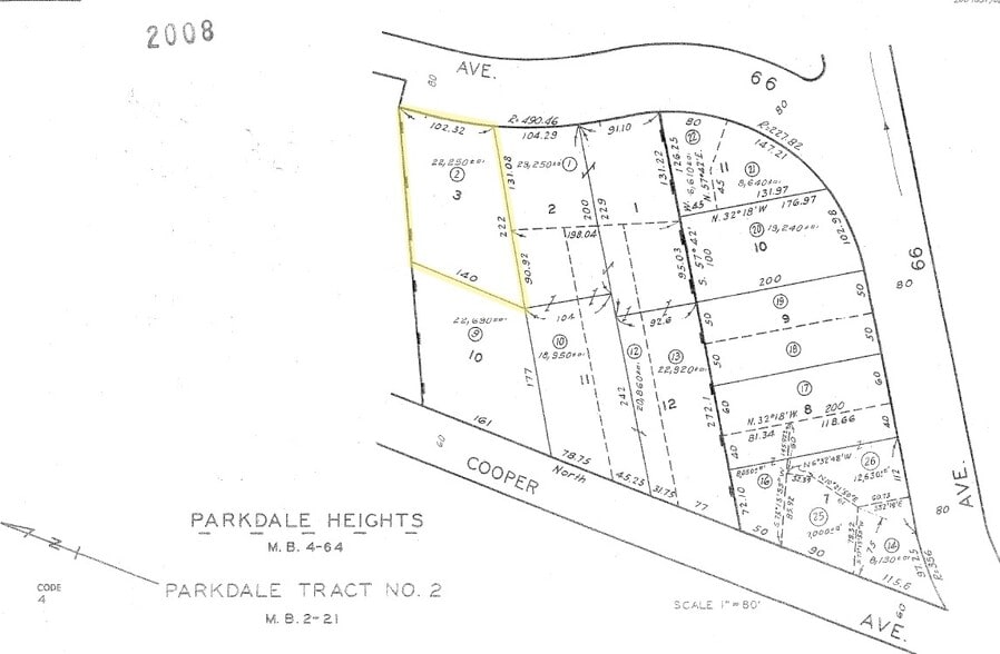 The Eastside Collection portefeuille de 4 biens à vendre sur LoopNet.fr - Plan cadastral – Image 1 sur 4