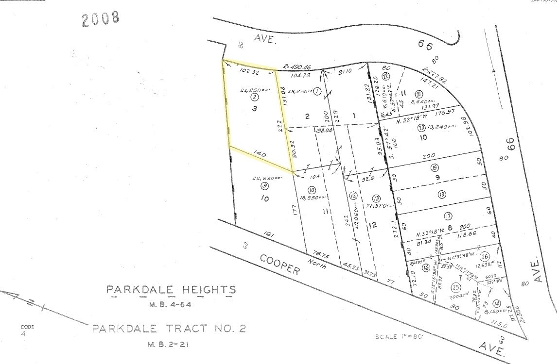 The Eastside Collection portefeuille de 4 biens à vendre sur LoopNet.fr Plan cadastral– Image 1 sur 5