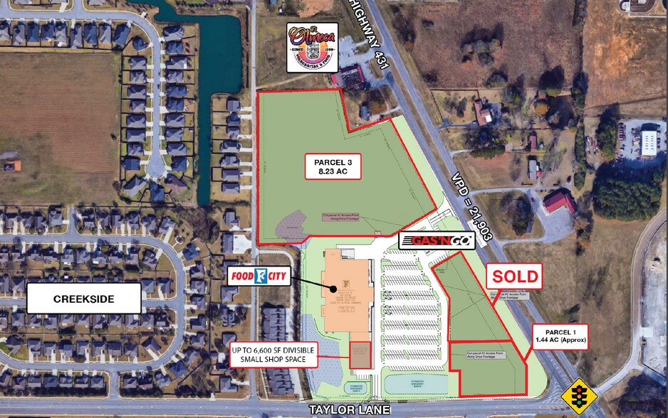 6978 U.S. 431 hwy, Owens Cross Roads, AL à vendre - Photo principale – Image 1 sur 4