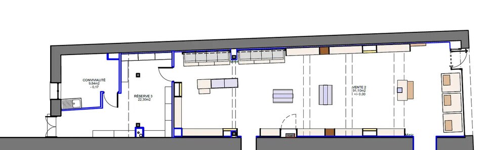 Local commercial dans Besançon à louer - Plan d’étage – Image 2 sur 2