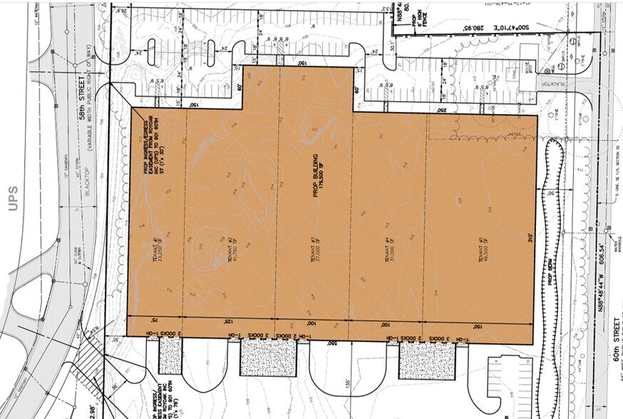 901 60th SW st, Wyoming, MI à louer - Plan de site – Image 2 sur 2