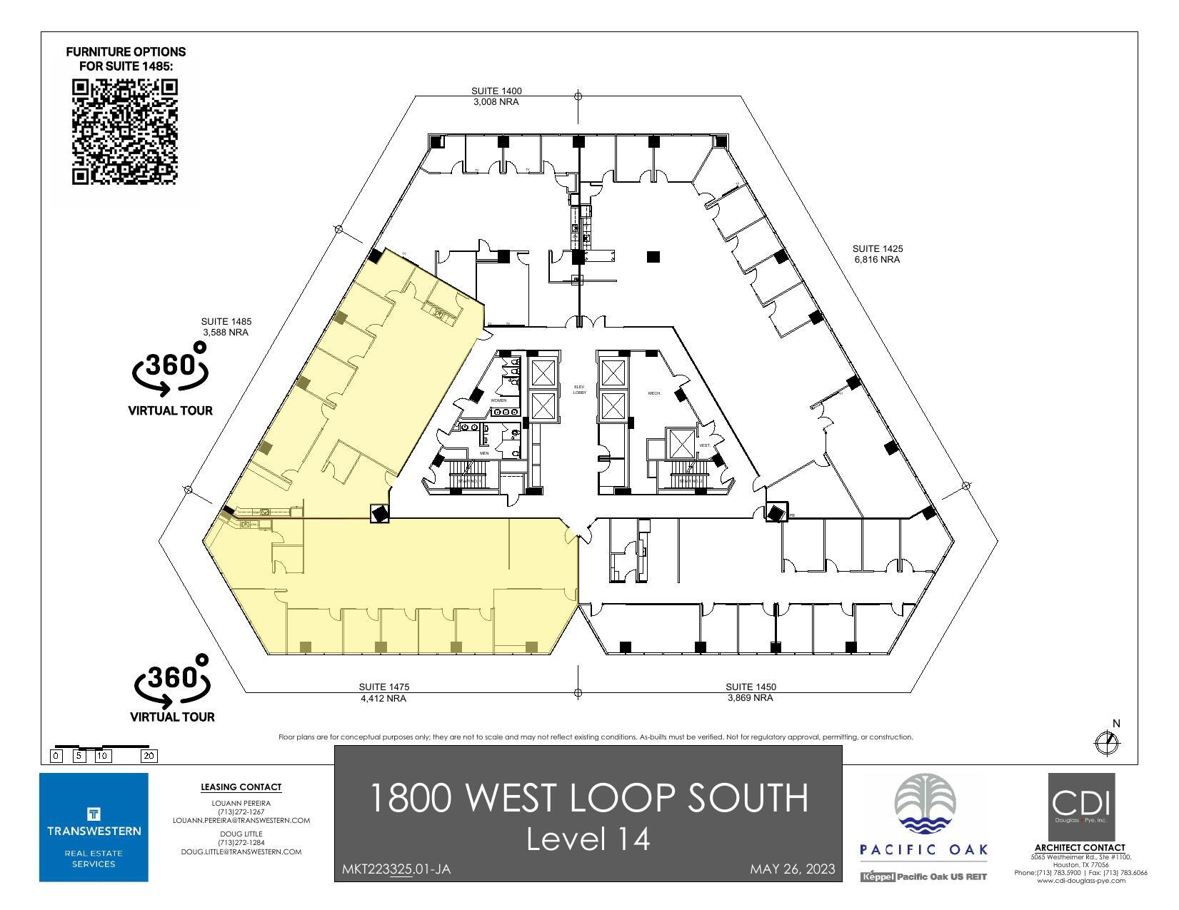 1800 West Loop S, Houston, TX à louer Plan d’étage– Image 1 sur 1