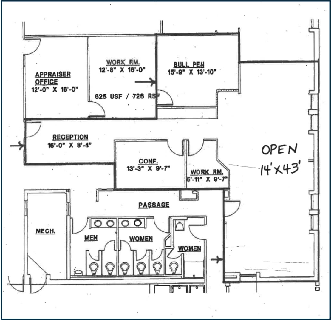 4541 S Bellaire Dr, Fort Worth, TX à louer Plan d’étage– Image 1 sur 9