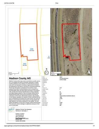 Plus de détails pour 109 Interstate 55, Madison, MS - Terrain à vendre