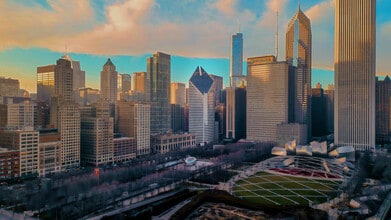 150 N Michigan Ave, Chicago, IL - VUE AÉRIENNE  vue de carte