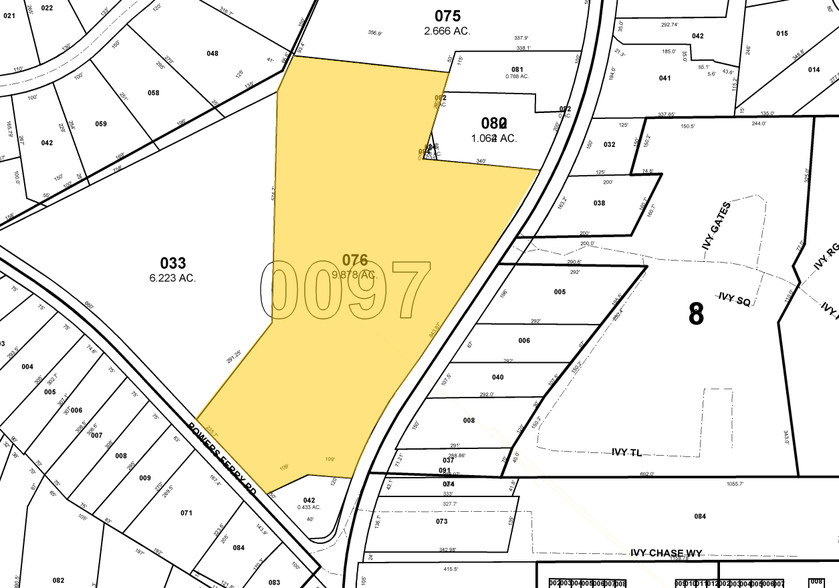 3700-3802 Roswell Rd NE, Atlanta, GA à louer - Plan cadastral – Image 2 sur 5
