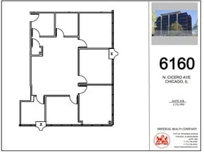 6160 N Cicero Ave, Chicago, IL à louer Plan d’étage– Image 1 sur 8