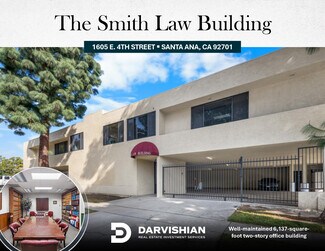Plus de détails pour 1605 E 4th St, Santa Ana, CA - Bureau à vendre