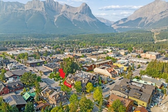 1001 6 Ave, Canmore, AB - Vue aérienne vue de carte - Image1