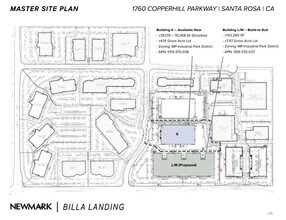 3550 N Laughlin Rd, Santa Rosa, CA à louer Plan de site– Image 1 sur 1