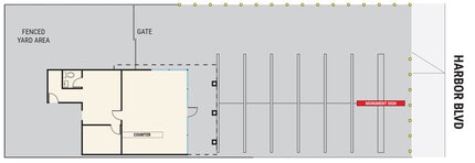 2673 Harbor Blvd, Costa Mesa, CA à louer Plan de site– Image 2 sur 3