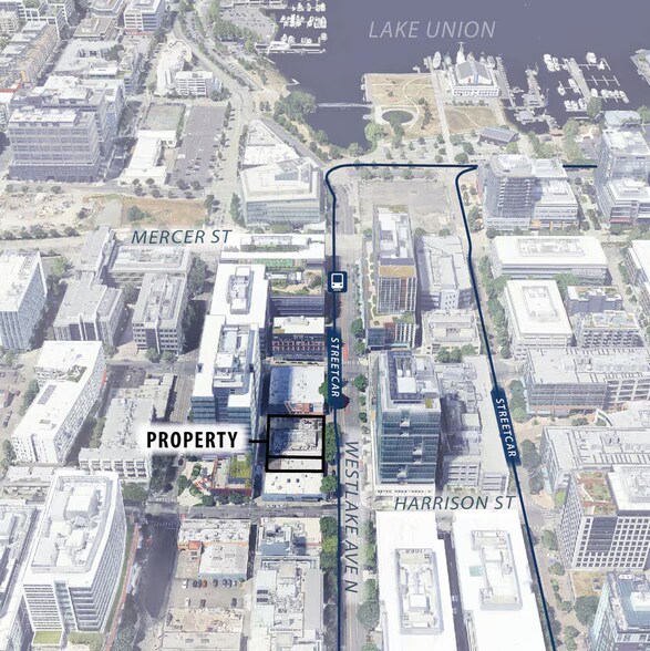 411-415 Westlake Ave N, Seattle, WA à vendre - Aérien – Image 2 sur 3