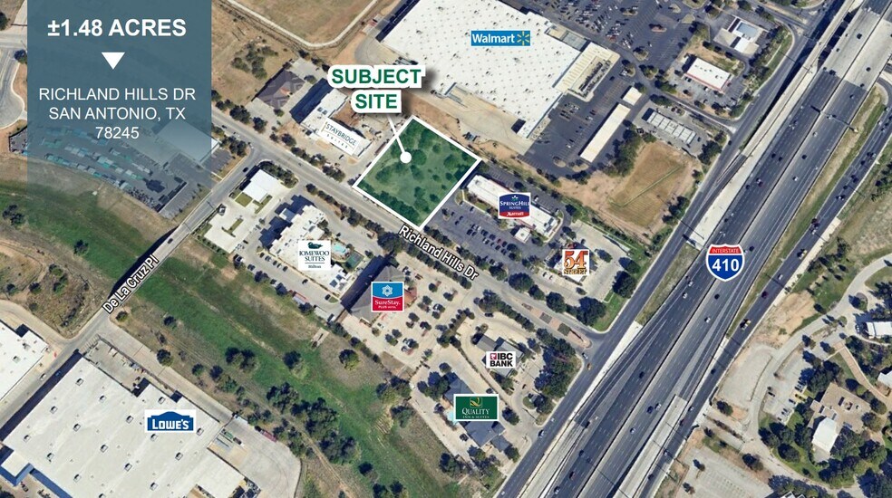 Richland Hills Drive & Loop 410, San Antonio, TX à vendre - Photo principale – Image 1 sur 2
