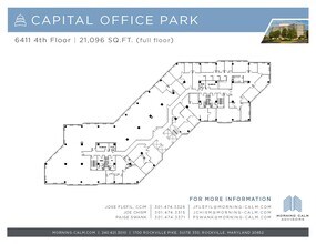 6411 Ivy Ln, Greenbelt, MD à louer Plan d’étage– Image 1 sur 1
