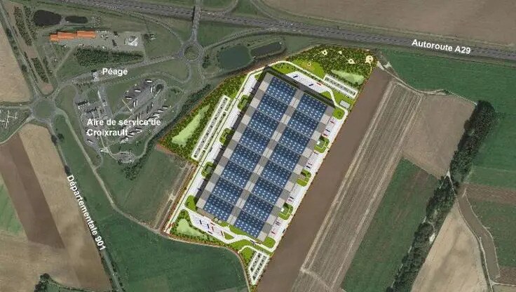 Industriel/Logistique dans Croixrault à louer - Photo de l’immeuble – Image 2 sur 3