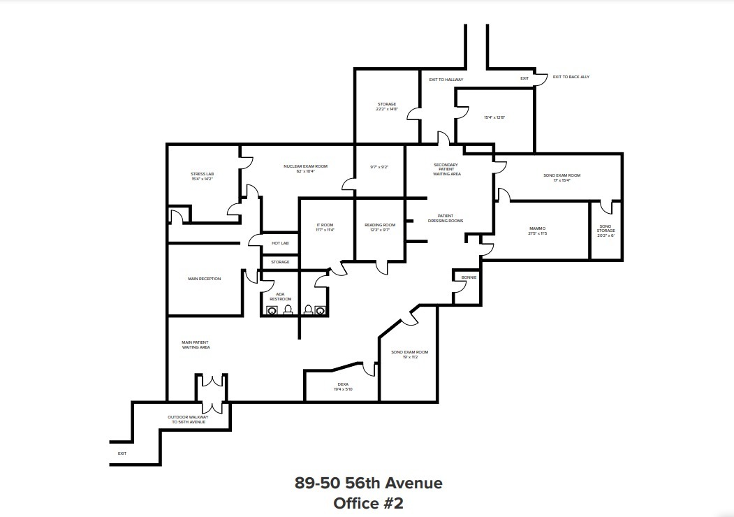 89-60 56th Ave, Elmhurst, NY à louer Plan d’étage– Image 1 sur 1