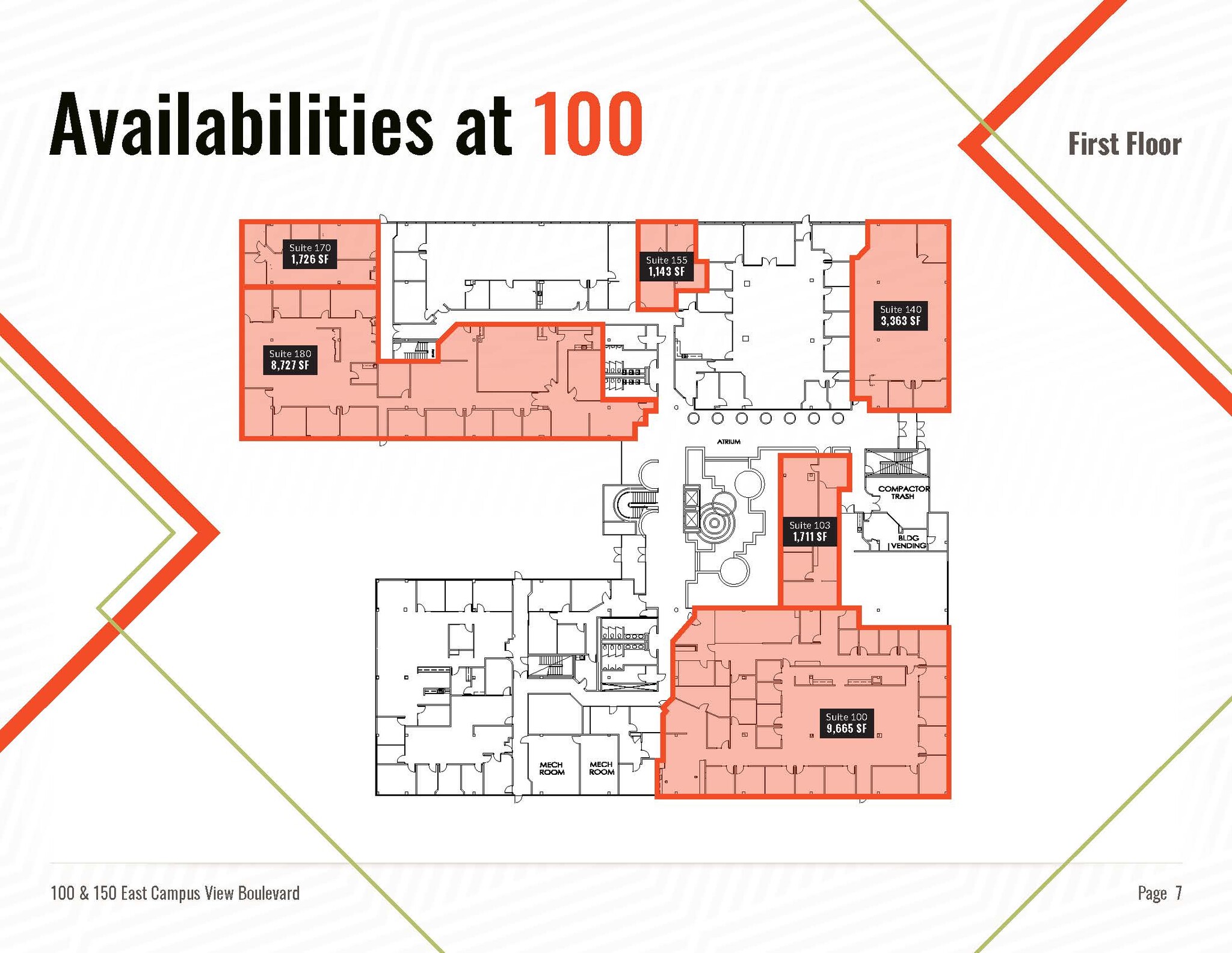 100 E campus view Blvd, Columbus, OH à louer Plan d’étage– Image 1 sur 1
