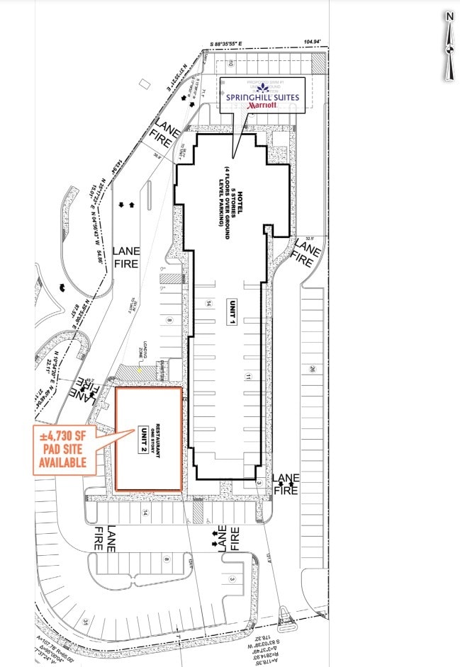 400 Ogletown Rd, Newark, DE à louer Plan de site– Image 1 sur 1