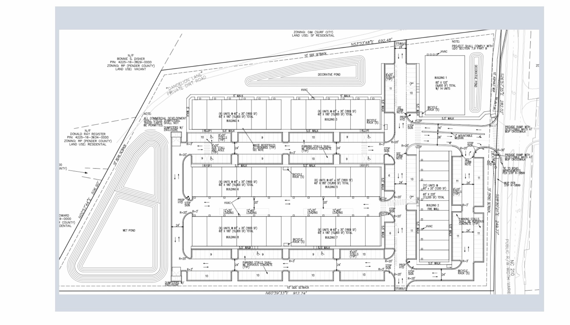 594 NC Highway 210 E, Hampstead, NC à louer Plan de site– Image 1 sur 6