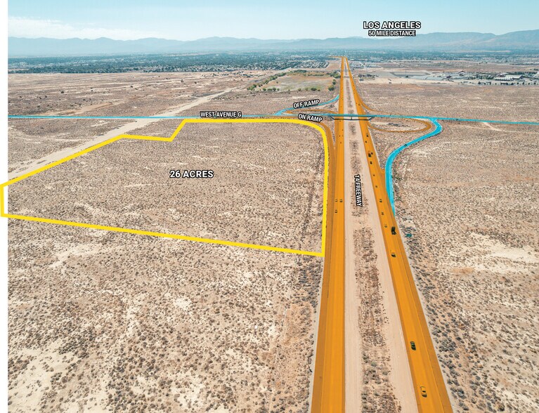 NE Corner I-14 & G Ave, Lancaster, CA à vendre - Photo de l’immeuble – Image 2 sur 5