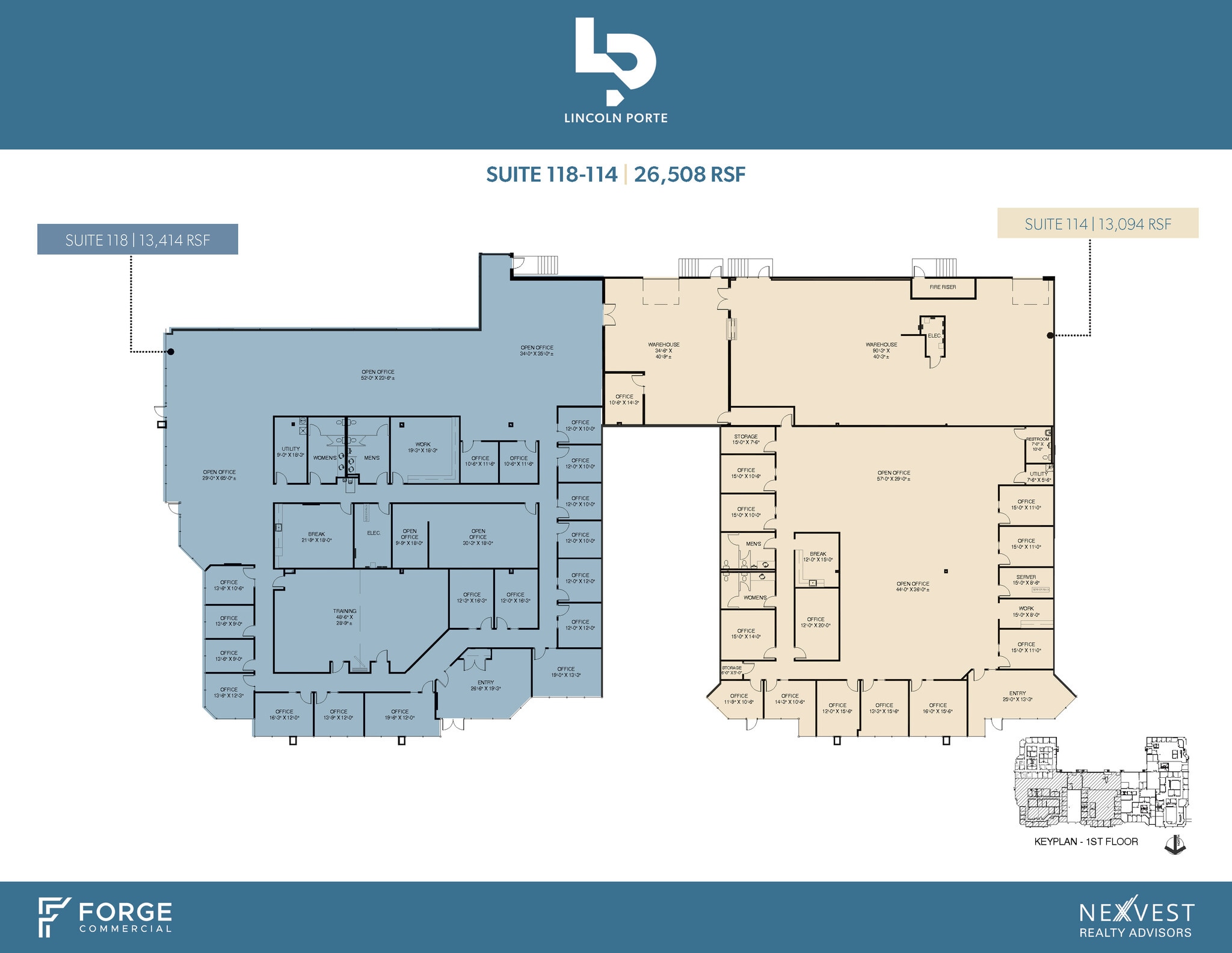14500 Trinity Blvd, Fort Worth, TX à louer Plan d’étage– Image 1 sur 4