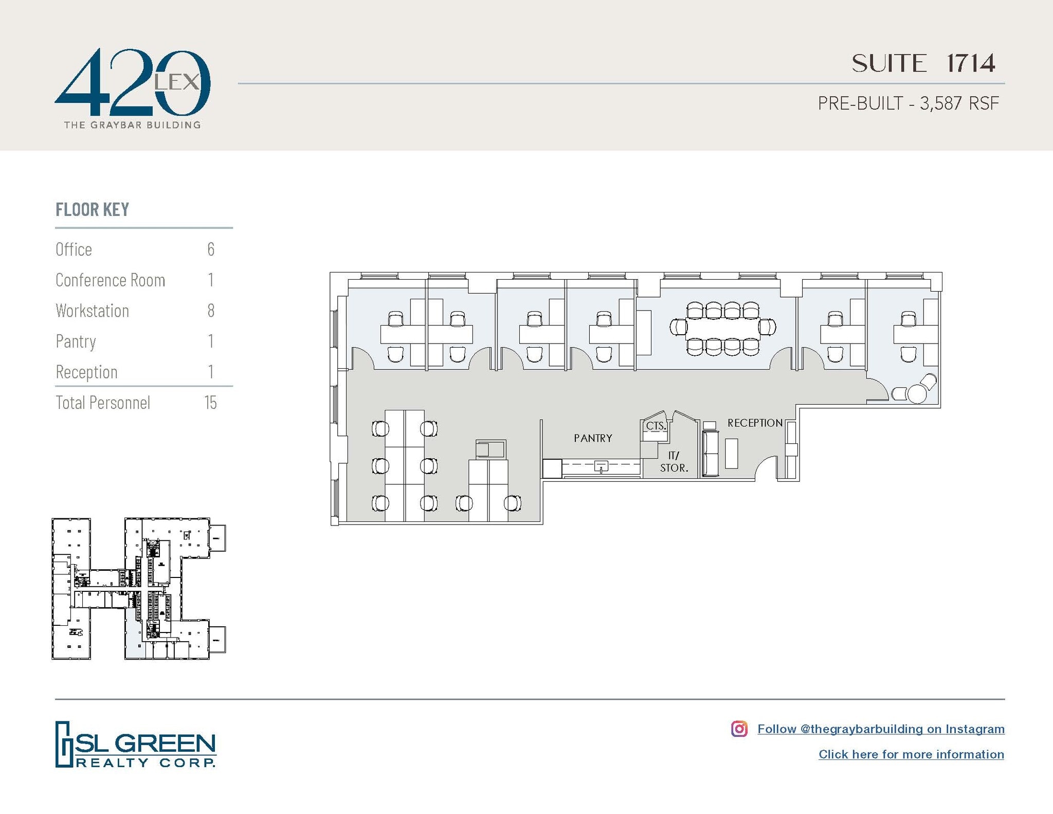 420 Lexington Ave, New York, NY à louer Plan d’étage– Image 1 sur 5