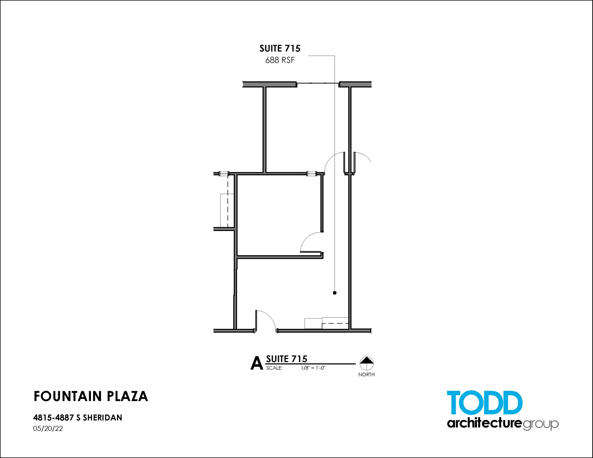 4815-4821 S Sheridan Rd, Tulsa, OK à louer Plan d’étage– Image 1 sur 2