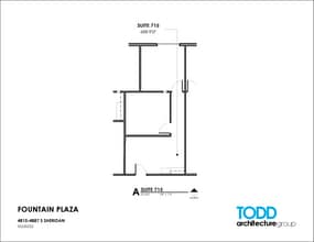 4815-4821 S Sheridan Rd, Tulsa, OK à louer Plan d’étage– Image 2 sur 2