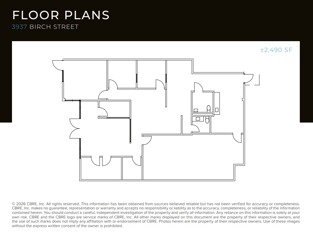 2000-2026 Quail St, Newport Beach, CA à louer Plan d’étage– Image 1 sur 1