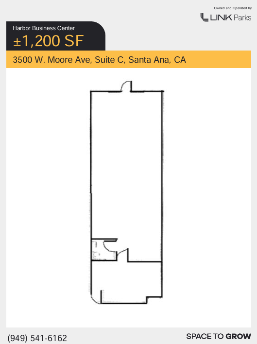 3500 W Moore Ave, Santa Ana, CA à louer Plan d’étage– Image 1 sur 1