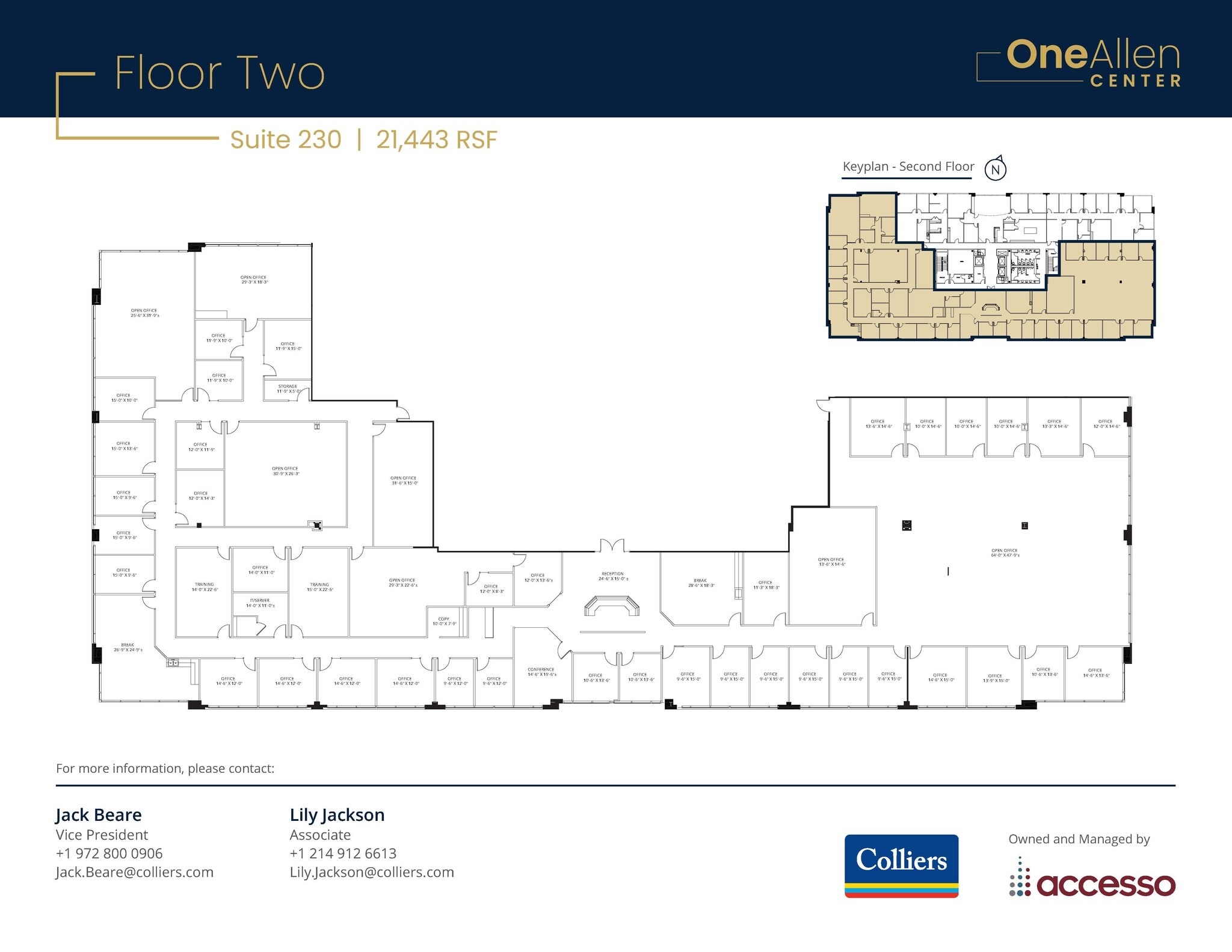 700 Central Expy S, Allen, TX à louer Plan d’étage– Image 1 sur 1