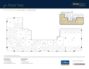 700 Central Expy S, Allen, TX à louer Plan d’étage– Image 1 sur 1